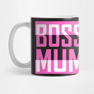 Boss Mum Pink Mug